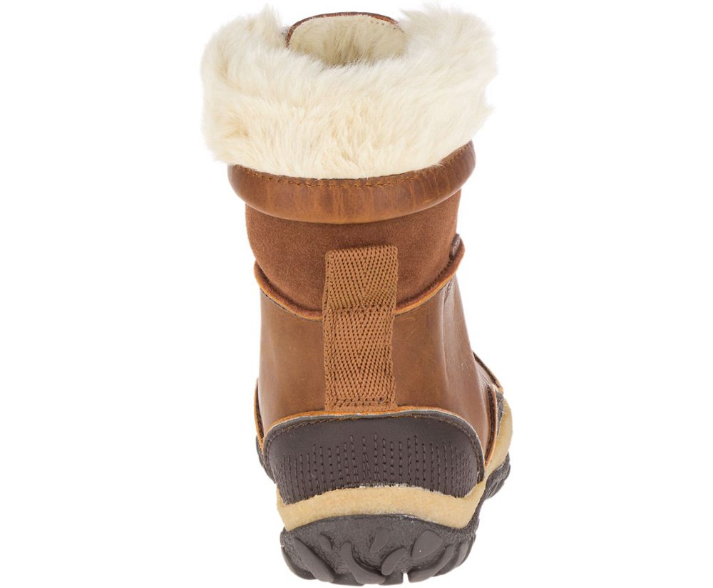 Merrell Boots Brown - Tremblant Mid Polar Waterproof - Womens 43NPTEDXA